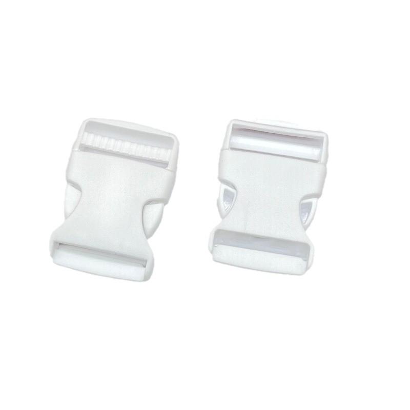 High-Quality White Plastic Snap Buckle for Backpacks and Schoolbags