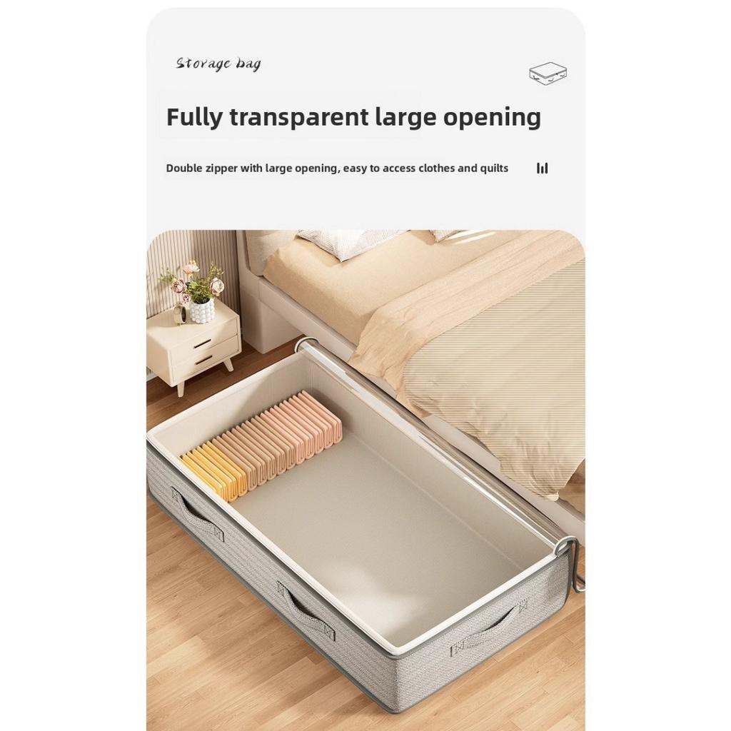 Organizér a úložná skříň pod postel, Skládací úložná taška pod postel, Výkonná funkce, Nezabírá místo, Úložný prostor pod postel