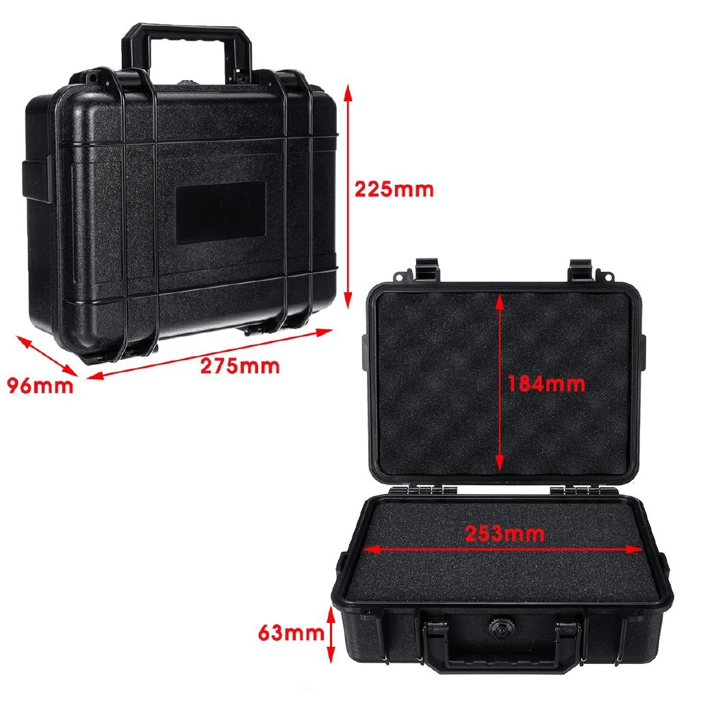 Waterproof Safety Case ABS Plastic Tool Box Tactical Dry Box Sealed Safety Equipment Storage Tool Box Container