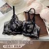 Sexy Pure Lace Small Breasts Show Big Gathering Upper Support Bra Cover Small Chest No Steel Ring Adjustment Type Upper Support
