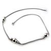 Les Trésors De Lily [K9369] - Silver 'Choreography' Steel Chain - 50 Cm 9 Mm