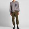Uniqlo X JW Anderson Collaboration Long Sleeve Sports Sweatshirt Men Sweatshirt Gray 421640000-05