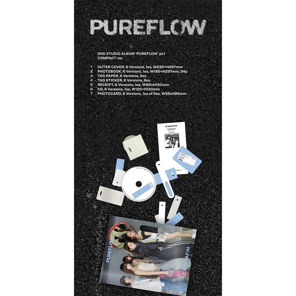 [Pré-venda] LE SSERAFIM - PUREFLOW pt.1 (Versão COMPACTA)