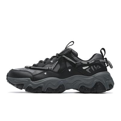 Cat Paw 5 Moisture Wicking Coverage Low Top Chunky Sneakers Men's Black Gray F12M442115FBV