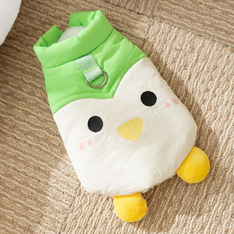 Cute Splicing Quilting Cotton Vest Cat Autumn and Winter Warm Into Cat Kitten Small Dog Cotton Coat Pet Cat Clothes