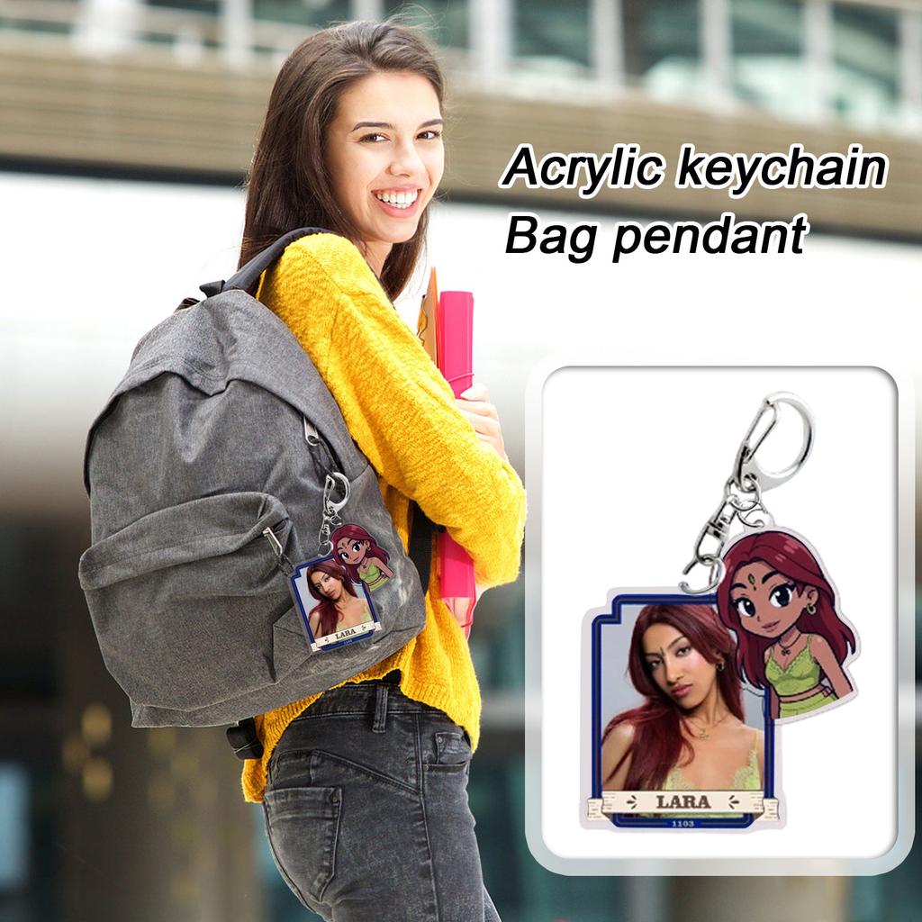 Girls Group Acrylic Keychain New Bag Pendant Accessories Jewelry