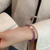 Bransoletka z naturalnego ametystu  Bransoletki Damskie Modne Biżuteria akcesoria Prezent