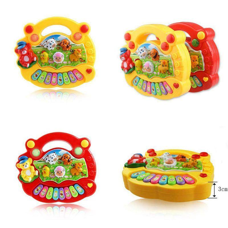 Versatile Musical Educational Animal Farm Piano Enriching Developmental Music Toy For Young Children