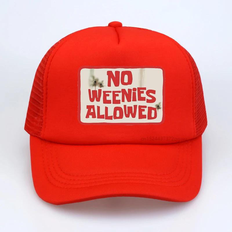 No Weenies Allowed baseball cap Unisex Women Casual Breathable fishing hat Adjustable mesh Snapback hats Adjustable