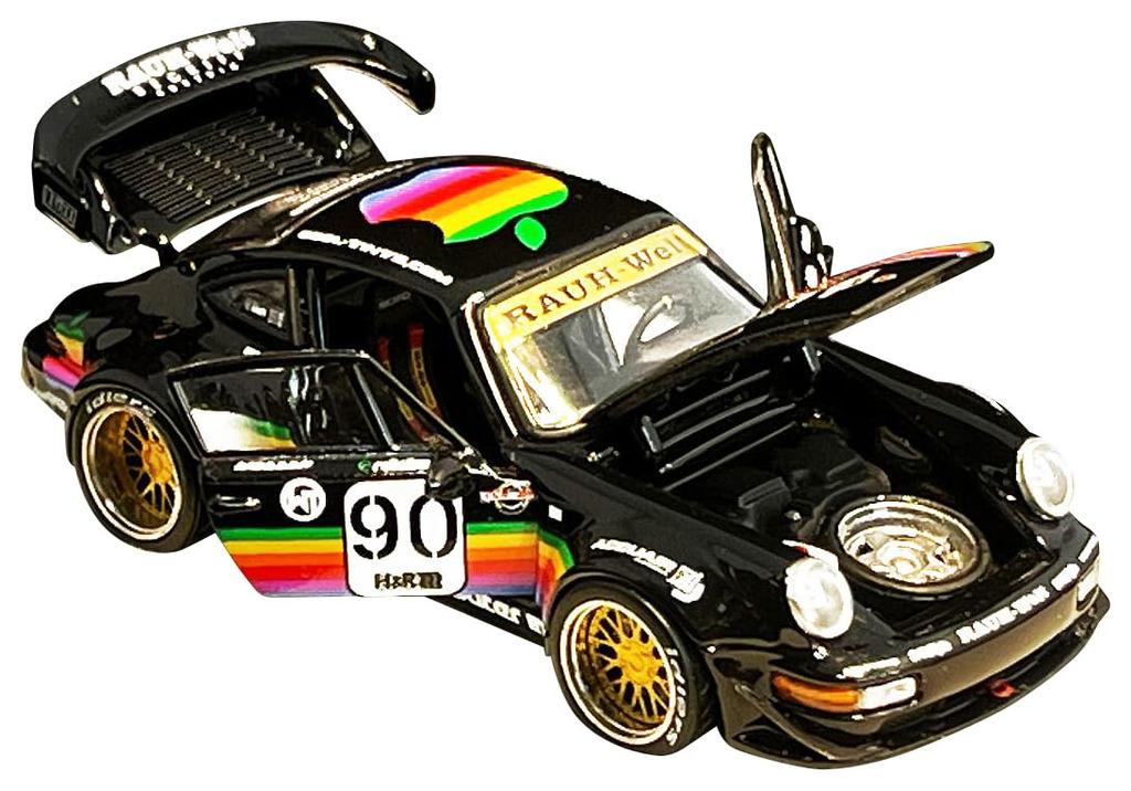 PGM RWB 964 Black Completed Product 1/64 PGM-640009-1