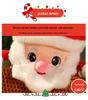 Christmas Plush Set: Santa, Reindeer, Apple Cushion, Tree, Snowman Doll