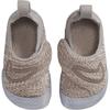 Nike Swoosh 1 Slip Resistant Abrasion Resistant Low top Toddler Shoes Gray Brown Infant And Toddler Baby FB3244-004