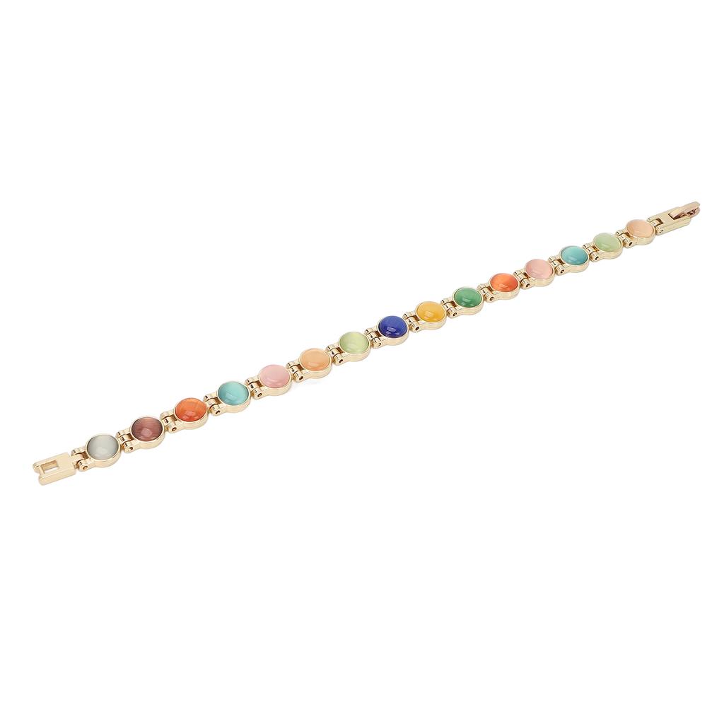 Titanstål Magnetarmband Dam Modernt Utsökt Smärtlindring Magnetisk TerapiarmbandFärg
