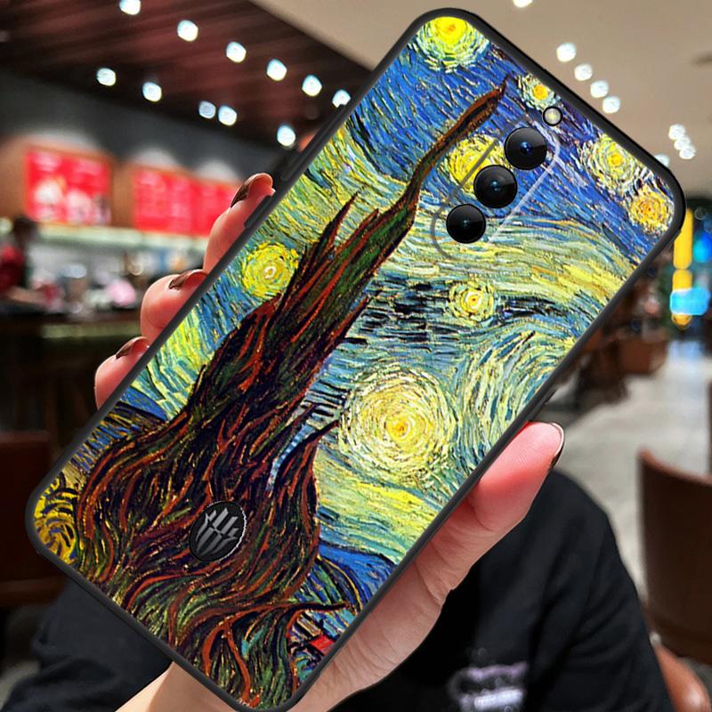 Van Gogh Oil Painting Case For ZTE Nubia Red Magic 10S 10 8 9 8S 9S 11 Pro Plus 5G 6R 6 7 6S 7S Pro 10 Air Cover