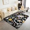 Erosebridal Vintage Radios Indoor Floor Mat Retro Music Tape Printed Carpet Cassette Music Playback Record Area Rug for Kids Boys Girls Teen