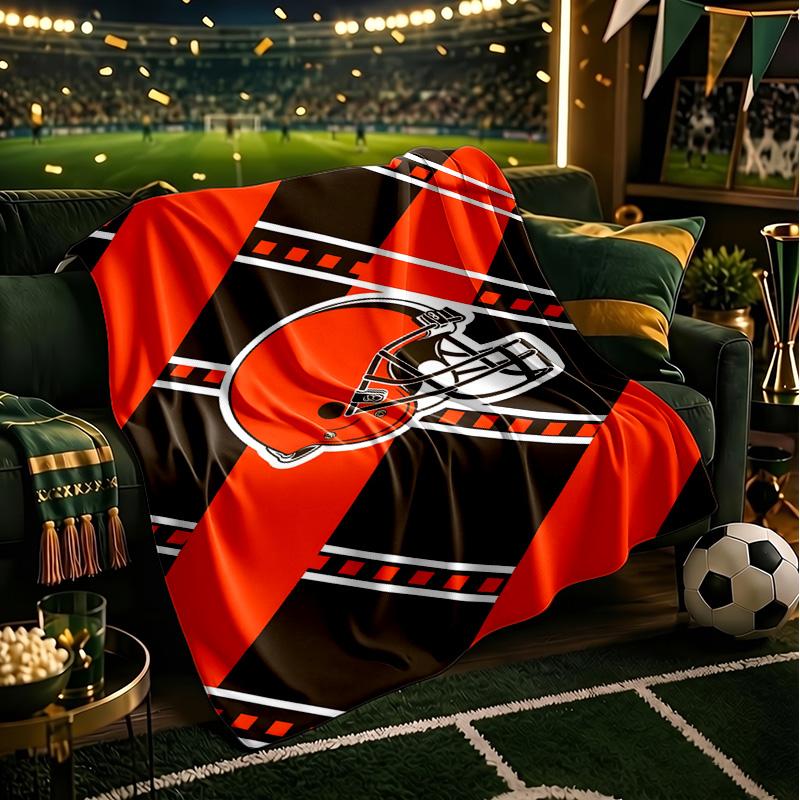 Cincinnati Browns Legacy Blanket Lightweight Flannel Bedding Blanket Perfect for Travel, Camping, Living Rooms, Offices, Sofas, Fan Christmas gift