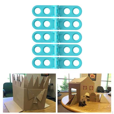 5x Corrugated Paper Connector Hinges Handicrafts Supplies Sensory Toy Building Toys for Parent Child