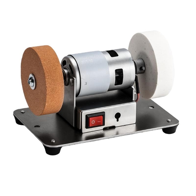 Robuste 100W Kupferkernmotor Schleifmaschine Elektrischer Schärfer Mit Umkehrbarem Drehsinn Und 7-stufiger Geschwindigkeitsregelung