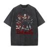 Game Devil May Cry Dante Retro Washed T Shirt Men Women Vintage Gothic Oversized Tshirt Mens Casual Cotton Tshirts Streetwear