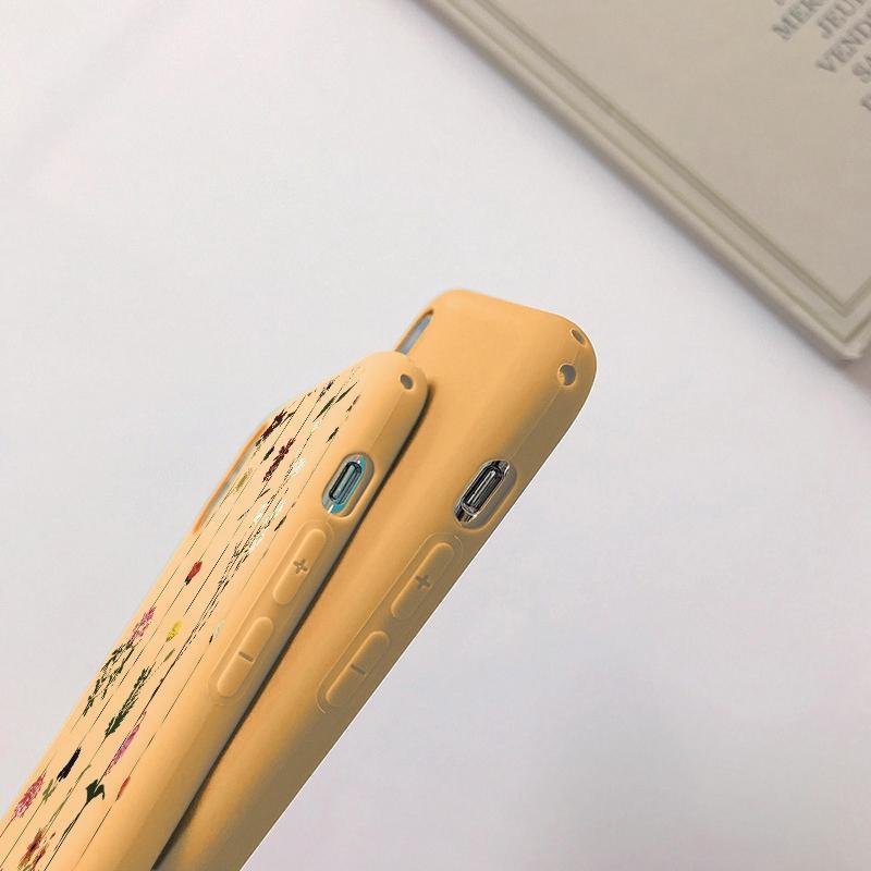 Květinové měkké silikonové pouzdro pro Xiaomi Redmi Note 13 Pro 13C Poco C65 Samsung A35 A55 A34 S24 Huawei Honor 200 Realme Camera Protective Shockproof Cover