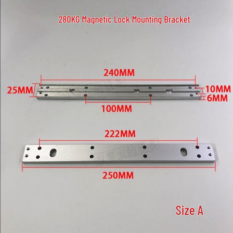 Aluminum Alloy 280kg Magnetic Lock I-Type Mounting Bracket