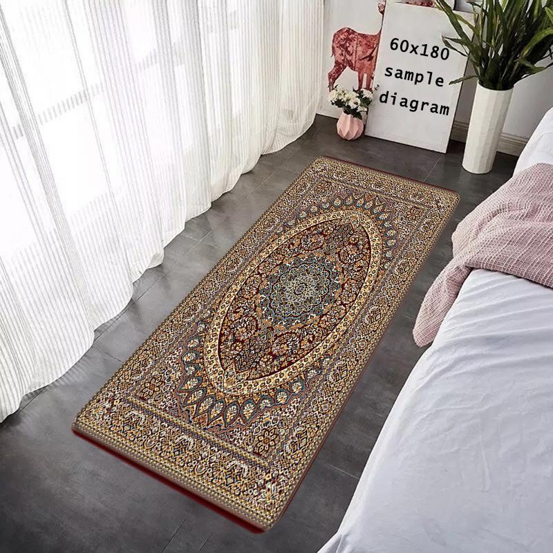 Hallway Door Mats Interior Foot Rug Persian Style Welcome Floor Mat for Entryway Rectangle Carpet Kitchen Rugs Fluffy Home Decor