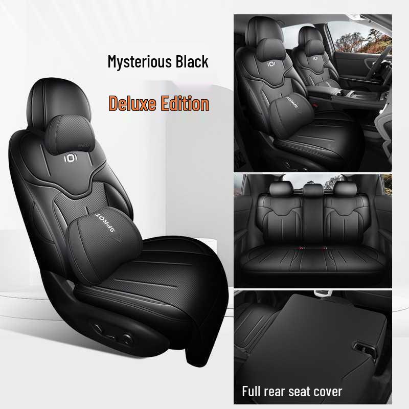 Changan Qiyuan Q05 Leather Car Seat Cushion - Fits 26 Models, All-Season, Universal Five-Seater Cover