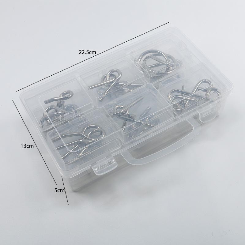 IQ Toys 8-teiliges Puzzle-Set - TikTok Trend Interlocking Rings