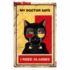 Vintage Turquoise Cat Metal Poster, I Drink Wine Wall Tin Sign, Retro Frogs, Wine Plate for Elf Bar, Pub and Garden Decor, WY52