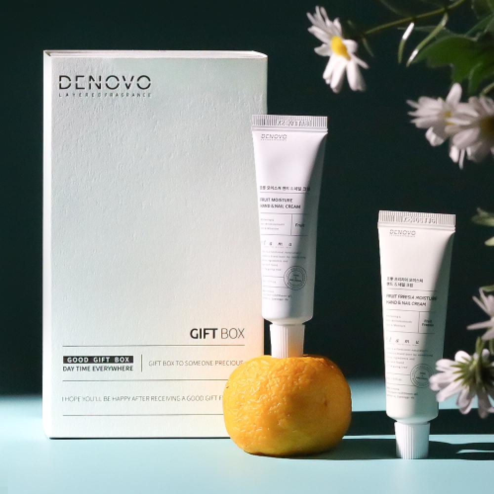 Denovo [package] Diramu Moisture Hand   Nail Cream Set Of 2 Freesia scent