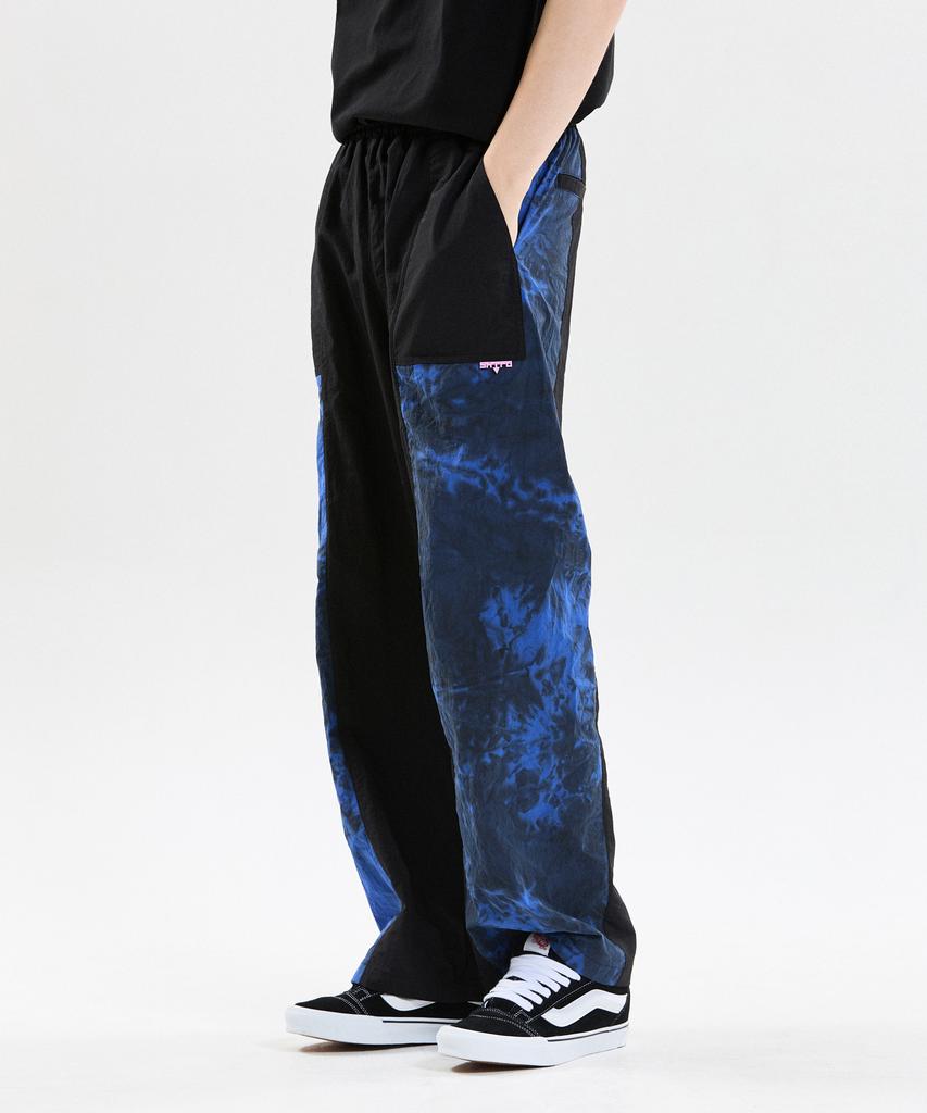 SHVTO Tie Dye Blue Baggy Pants