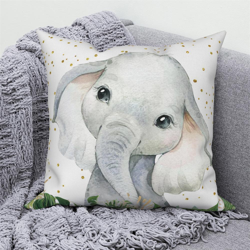 Симпатичные животные, украшение для дивана, наволочка из полиэстера, наволочка для гостиной, дивана, стула, автомобиля, украшение для дома, наволочка 30x50 30X50cm