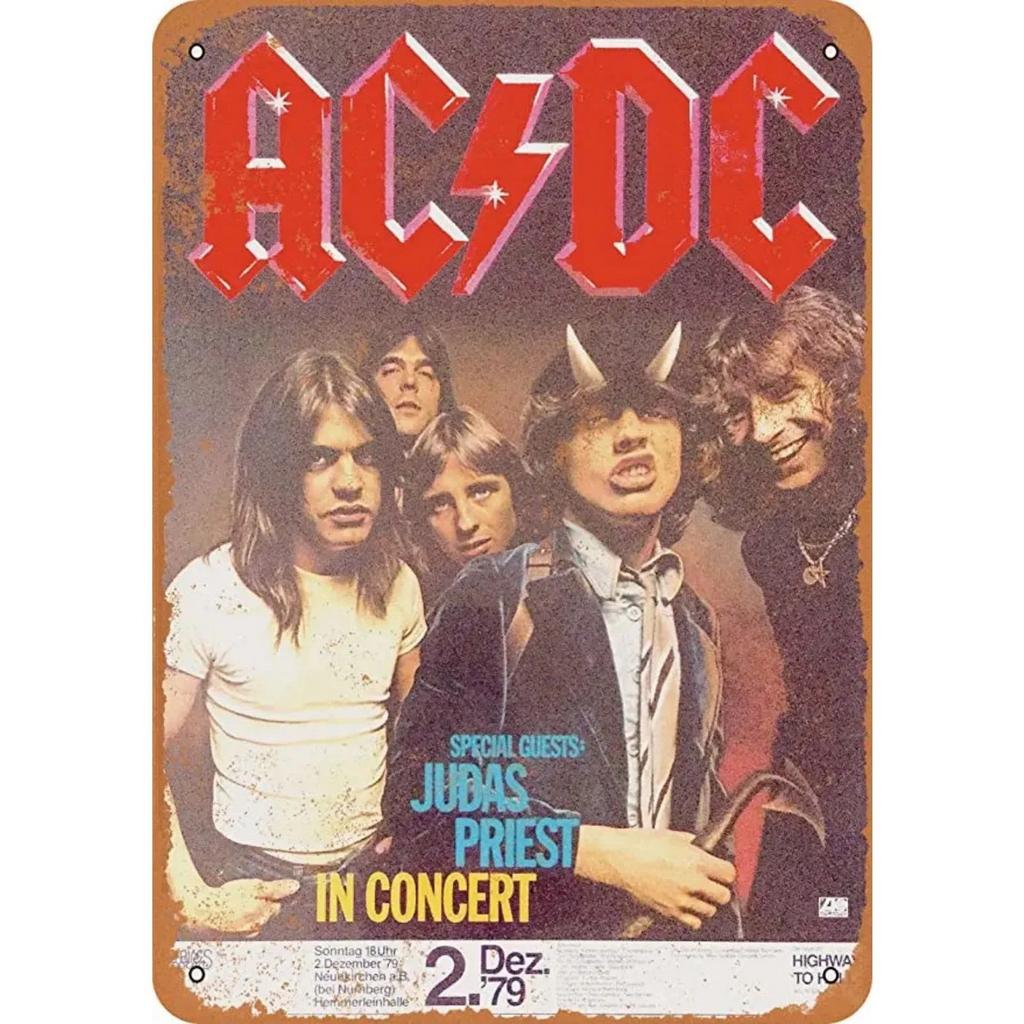 Rock Roll Metal Tin Signs Bands Wall Decoration Plaque Vintage Art Poster Iron Painting for Man Cave Home Cafe Garden Club Bar