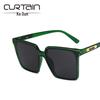 Square Retro 2020 Korean-Style Women’s Sunglasses - Pointed Lacquer, Large Frame, Street Style, Trendy Face Cover.