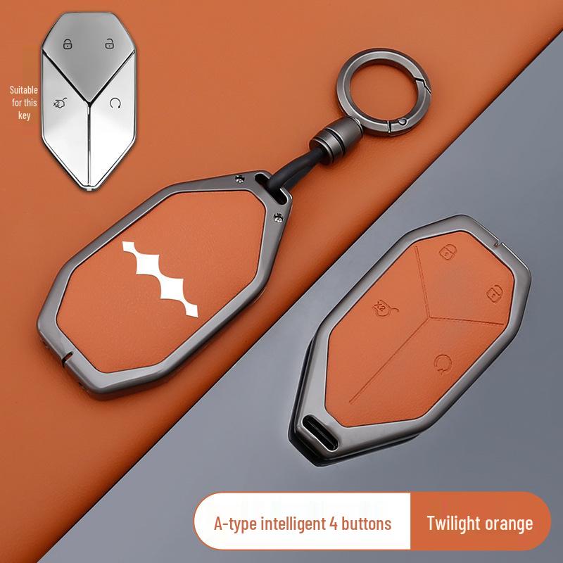 Compatible with Equation Leopard: 2025 Titanium Key Case, Durable Leopard 8 Remote Control Metal Protective Shell with Full Coverage Buckle