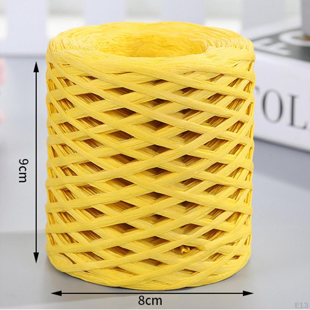 Διακόσμηση χάρτινη κορδέλα Raffia 200M/Roll Ανακυκλώσιμη ανθεκτική για ύφανση συσκευασίας δώρου Ημέρα του Αγίου Βαλεντίνου