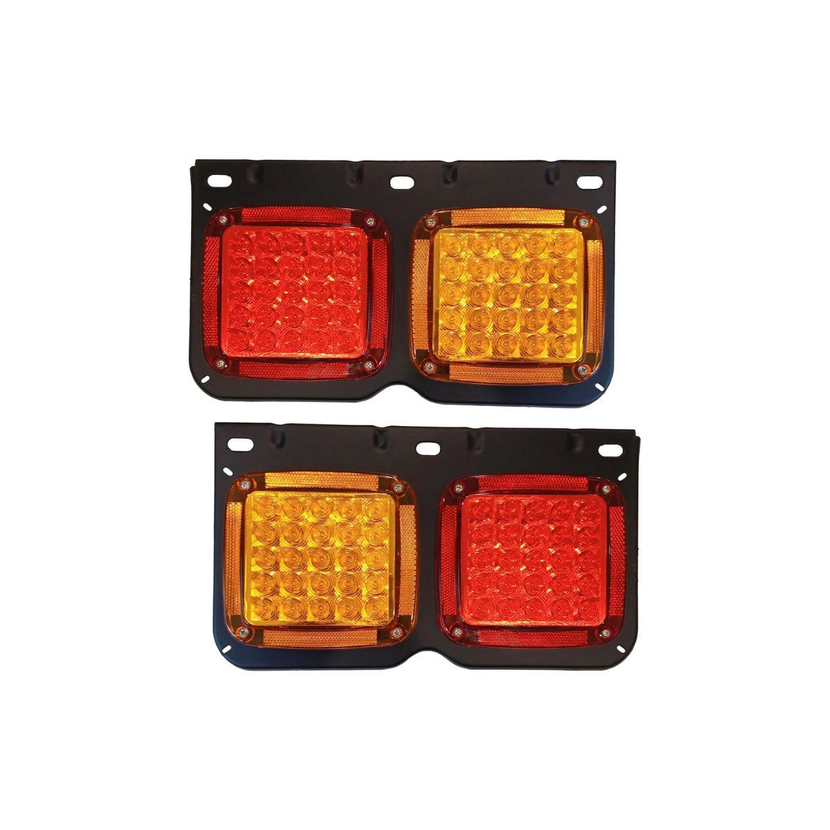

Apsmotiv 24V LED Tail Light Assembly, in Compatible with Mitsubshi Hino Truck Models (Ranger, Fuso FA, FB, FD, FE, FF, SG, Fighter) - Universal Fit