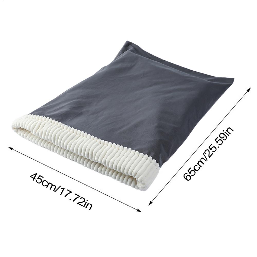 Cat Bed Cave Cozy Plush Cat Sleeping Bag Pet Snuggle Sack Warming Plush Nests For Rest Cuddle Hiding Travel Home Car Autumn