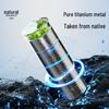 TOMIC Pure Titanium Tea Infuser Vacuum Flask