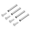 4pcs Chassis Fan Screws Quieter Operation Fixing Chassis Fan Screws Not Hurt Fan PC Case Fan Screws for DIY Modified Cooling Fan