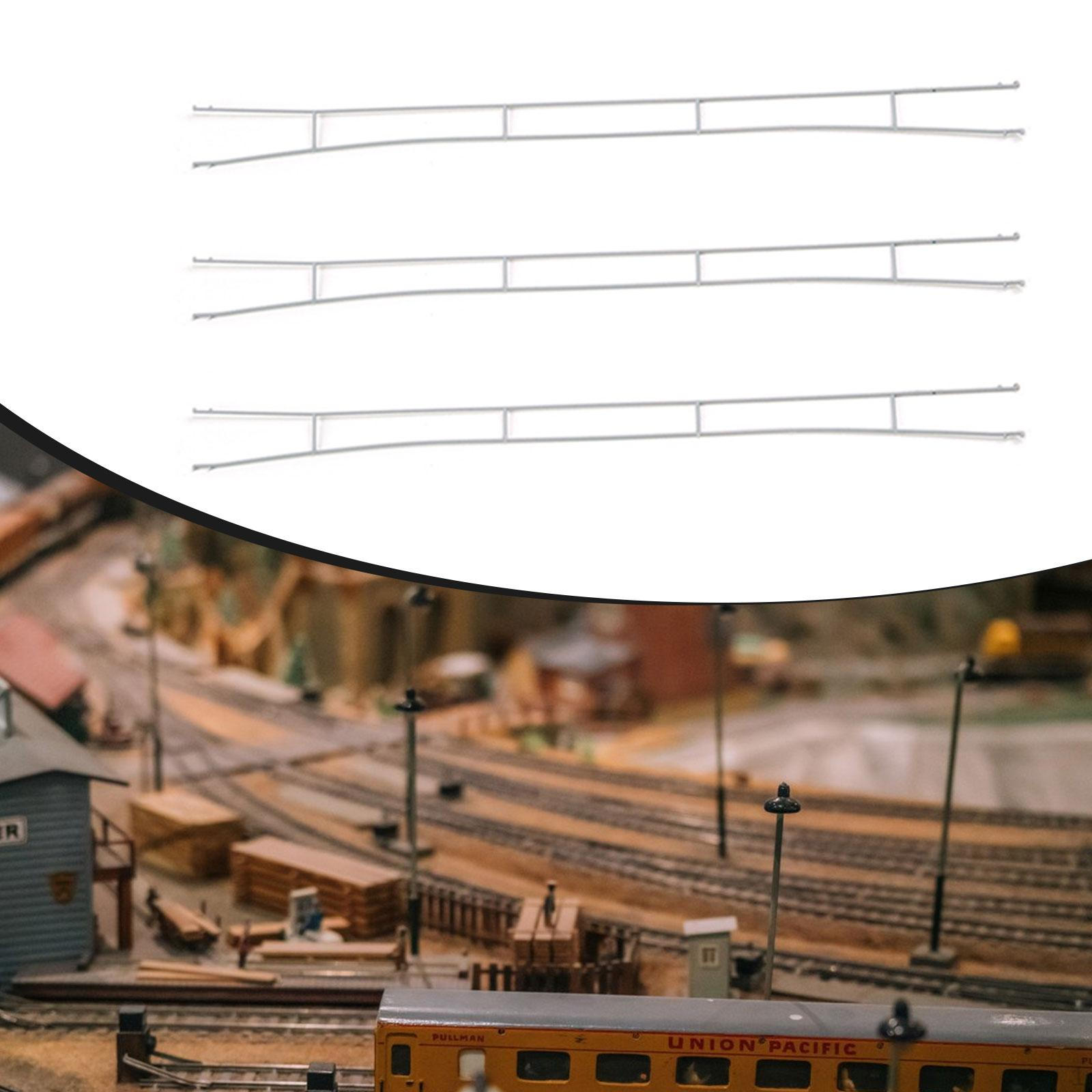 

3x Макет железной дороги Декорации Кабели электросети Простая установка 1:Макет масштаба N 160 для песочного стола