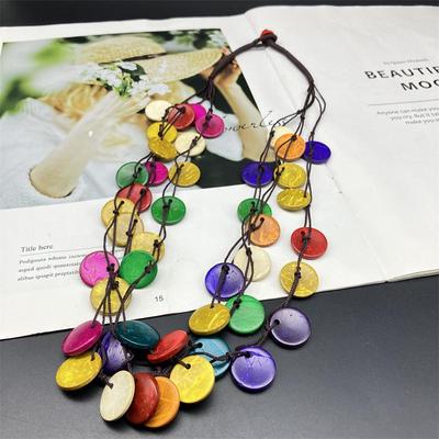 Collana Fatta a Mano Retro Bohemien da Spiaggia - Stile Europeo Americano