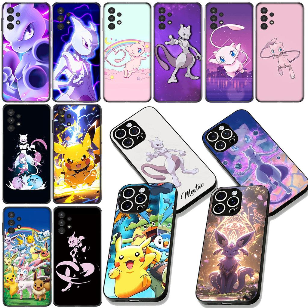 P-Pikachus Mewtwo Mew P-Pokemons Phone Cover for Motorola Moto G86 G14 G35 G34 G45 G55 G67 G75 G85 G24 G15 G54 G57 Power Case