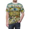 T-shirt Bosch Garden of Earthly Delights con Stampa Integrale - 3 Modelli tra Cui Scegliere T-shirt Unisex