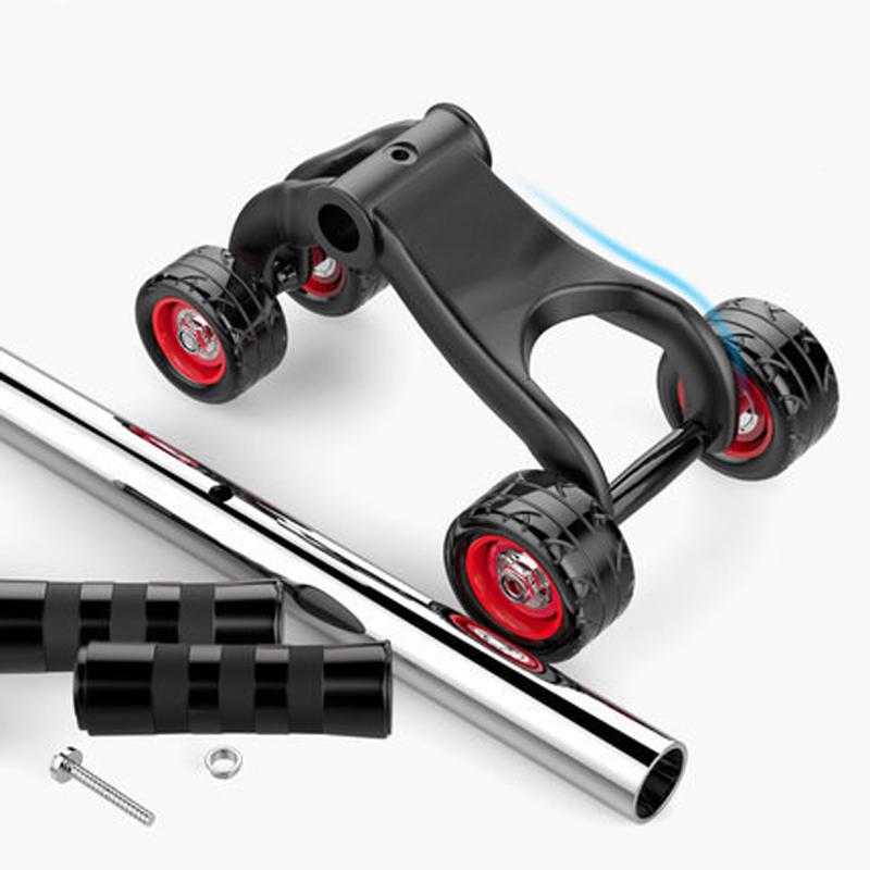 JUFIT Four Corner Intelligent Fitness Wheel with Stable Support and Multi functionality