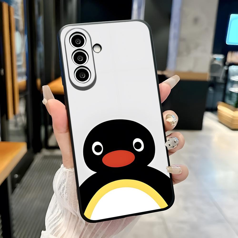 

P-Pingu Penguin Phone Case For Samsung A25 A13 A33 5G A54 A36 A35 A56 A52 A14 Shockproof Soft Cover Samsung A54