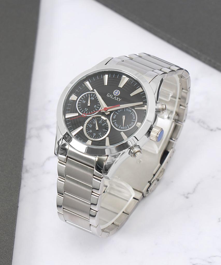 Gaelleogsi Multifunction Men'S Metal Wristwatch Gs5801Mb