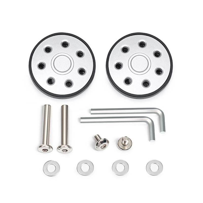 

2PCS Plastic Luggage Replacement Casters Noise Reducing Rollers Universal for Suitcases Travel Gears Parts