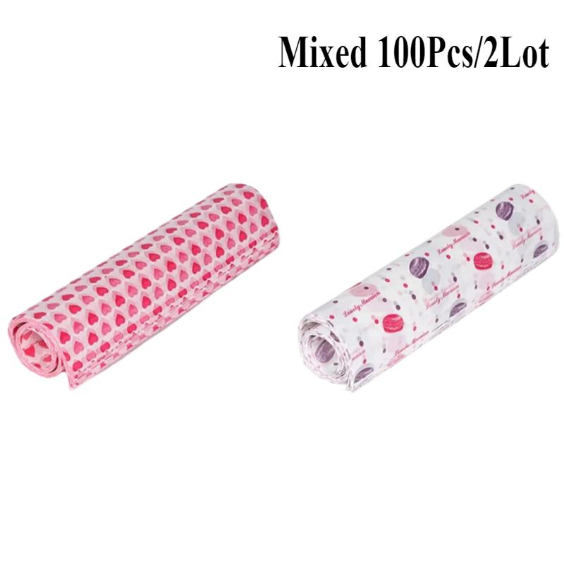 50PCS/1Lot Wax Paper Food Wrappers Wrapping Paper Food Grade Grease Paper for Bread Sandwich Burger Oilpaper Baking Tool Baking