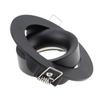 Rund GU10 Infälld Downlight Ersättningssats Svart MR16 Sockel Monterings Takspotlight Ram GU5.3 Lampa Sockelhållare